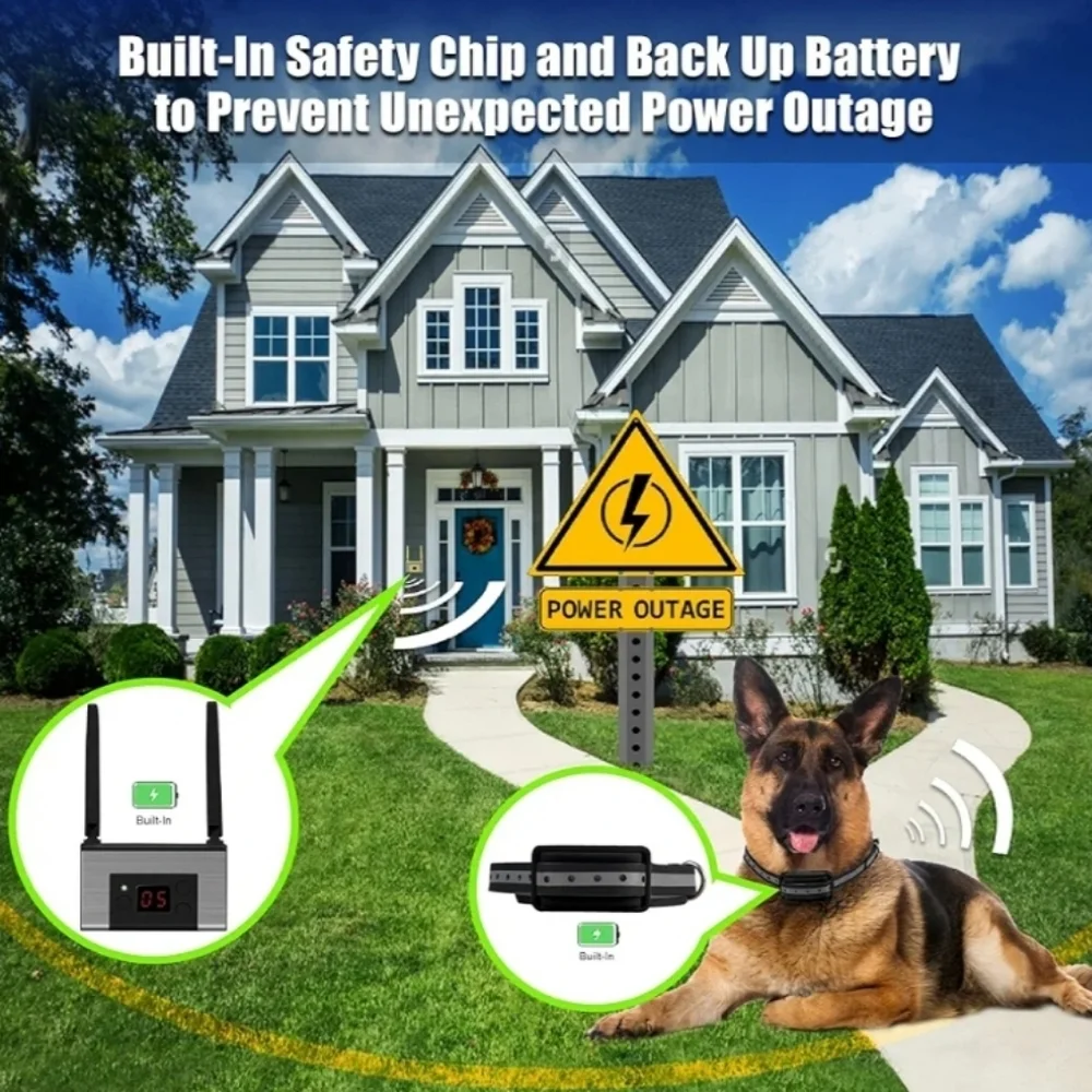 Wireless electronic pet fence system